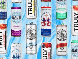 Sparkling alcoholic beverage refreshing delight in every sip